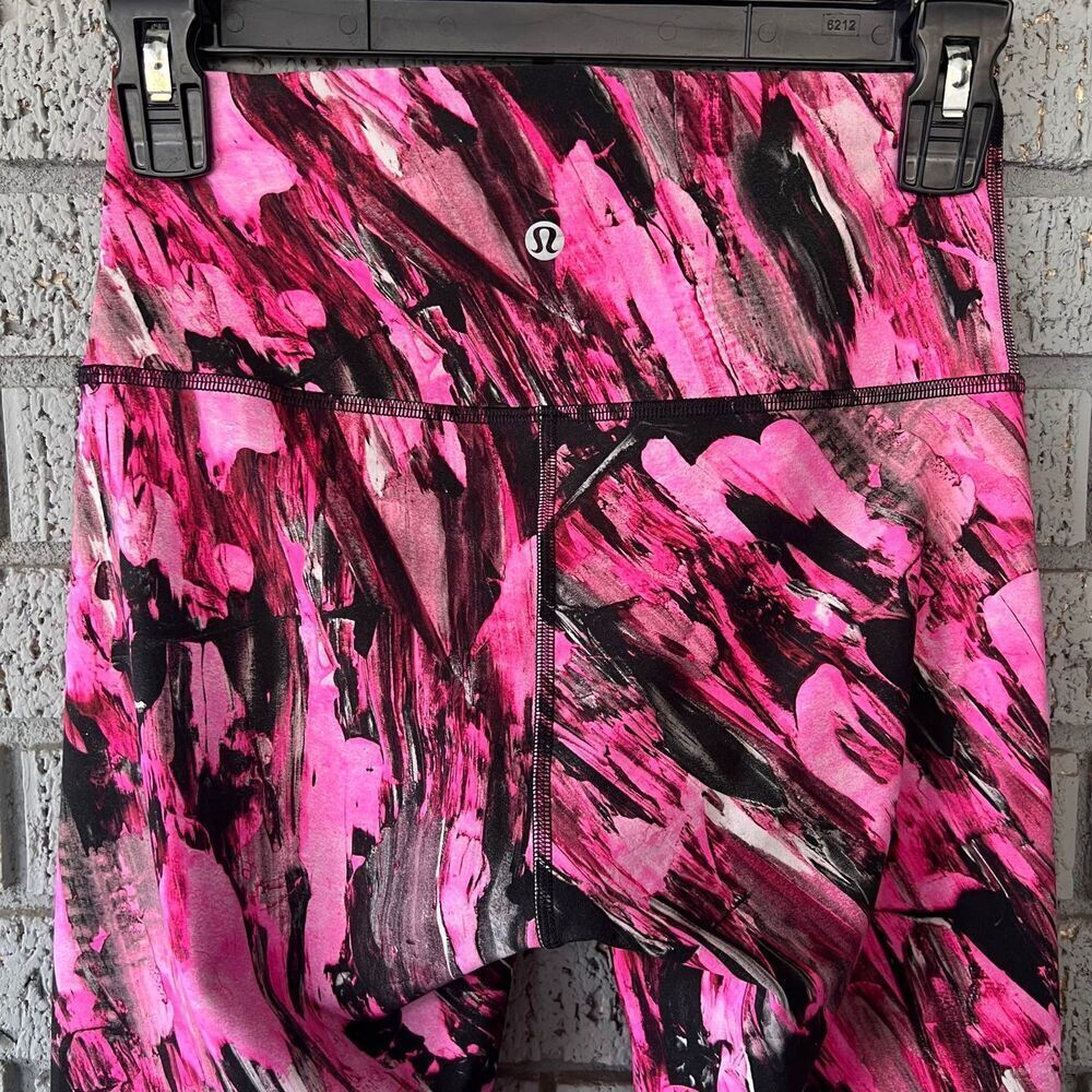 Lululemon Leggings Wunder Train High Rise Tight 25" Size 6 Pink Athletic Gym - Picture 6 of 9